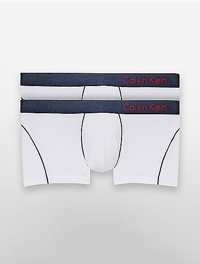 卡尔文·克雷恩(calvin klein 男士内裤(2条装#白色#white