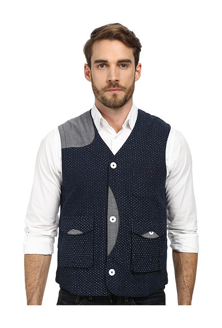 descendant of thieves 男士马甲 #navy