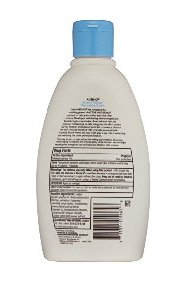 艾维诺(aveeno) eczema therapy moisturizing 奶油色 #12 ounce