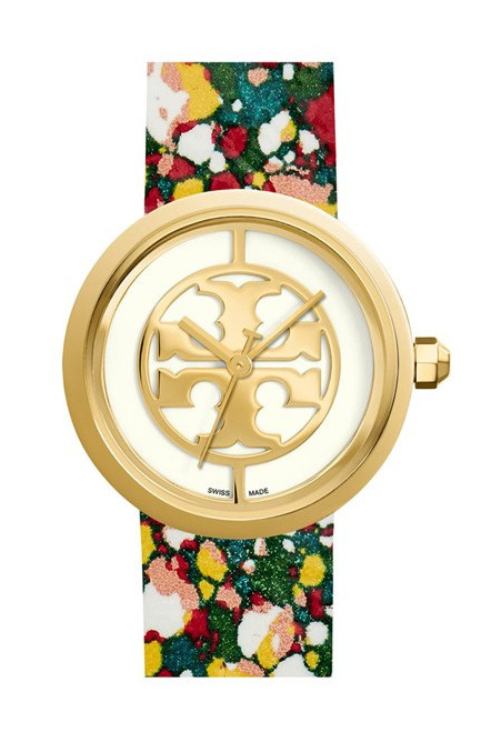 湯麗柏琦(tory burch) 女士奢侈手錶 #green confetti/ gold