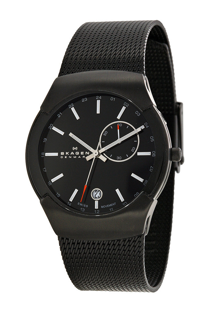 skagen 男士休闲手表