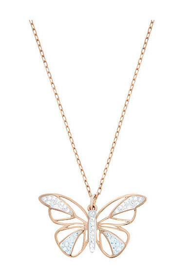 施华洛世奇(swarovski) butterfly pendant #水晶蝴蝶项链 #5079315